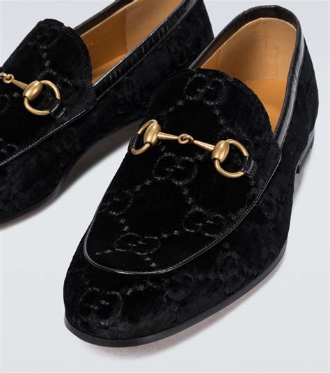 gucci gg velvet|gucci black velvet loafers.